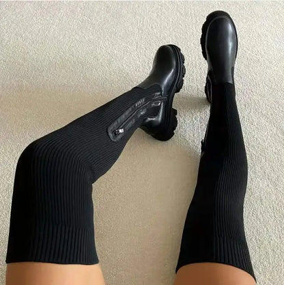 Thigh-High Comfort Boots